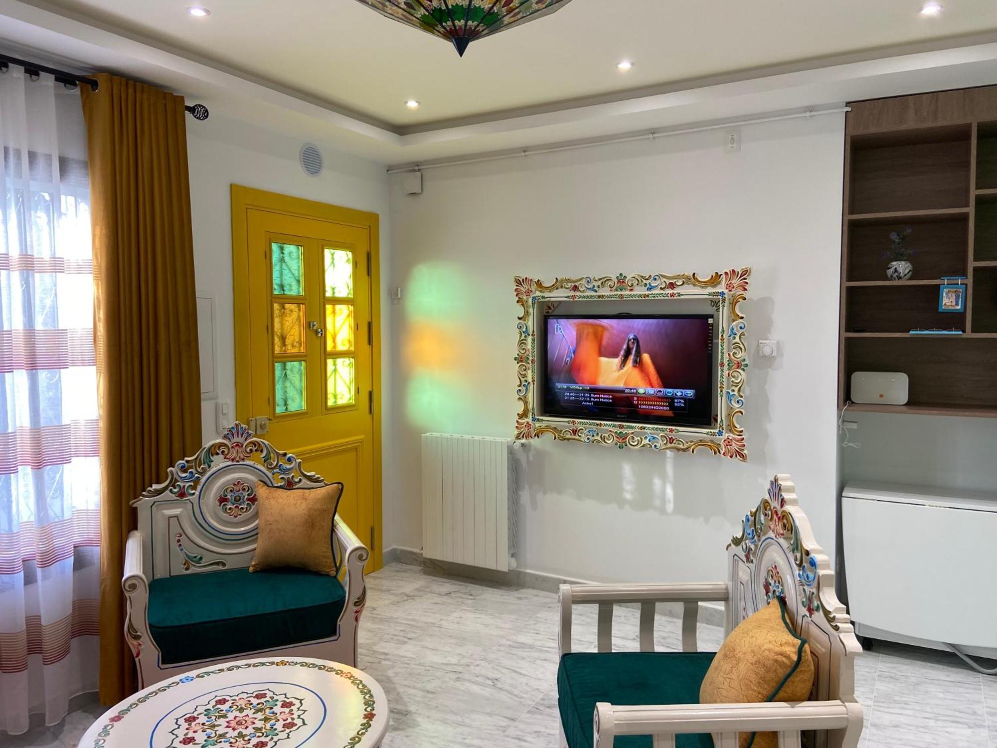 Marsa-Sidi Bousaid Cosy Authentic Apartment ลาร์มาร์ซา ภายนอก รูปภาพ