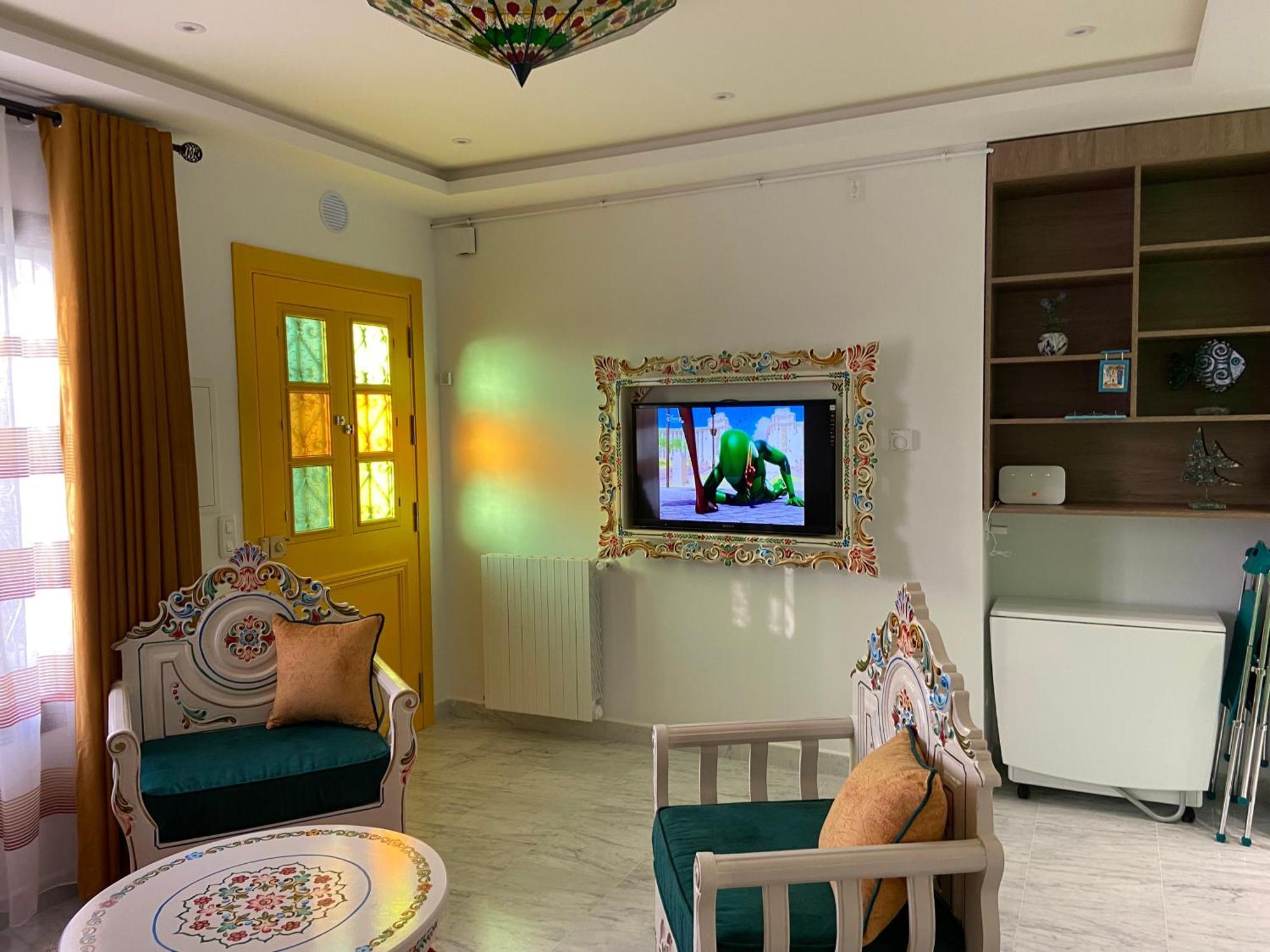 Marsa-Sidi Bousaid Cosy Authentic Apartment ลาร์มาร์ซา ภายนอก รูปภาพ