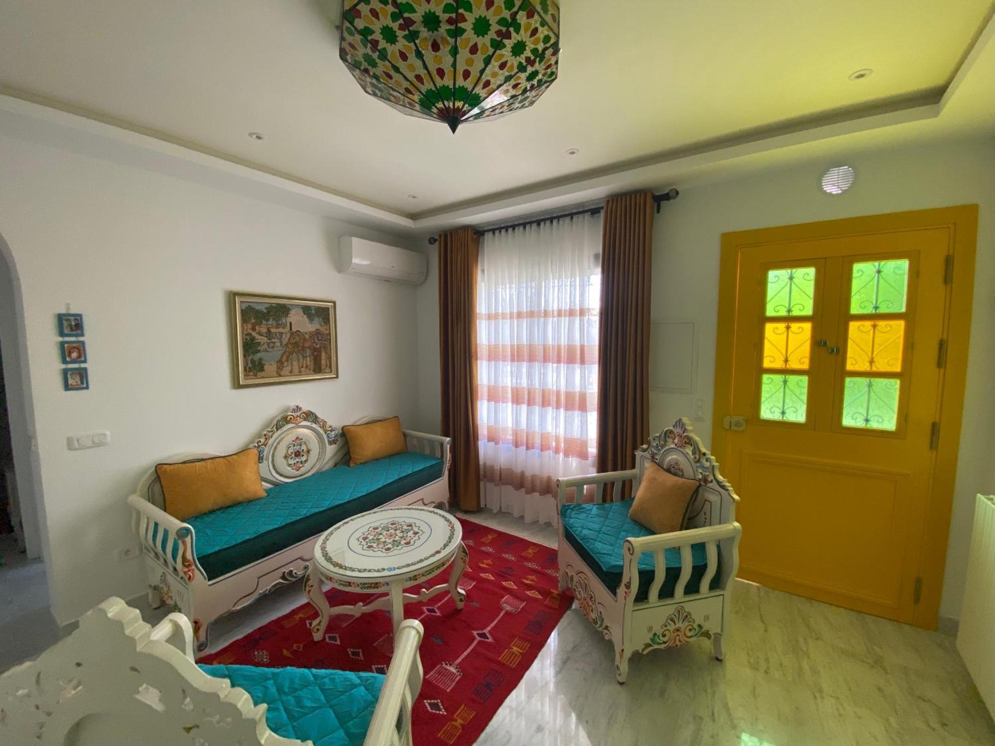 Marsa-Sidi Bousaid Cosy Authentic Apartment ลาร์มาร์ซา ภายนอก รูปภาพ